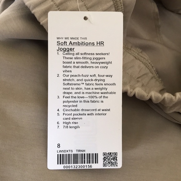 Lululemon Soft Ambitions High Rise Jogger - Picture 5 of 5